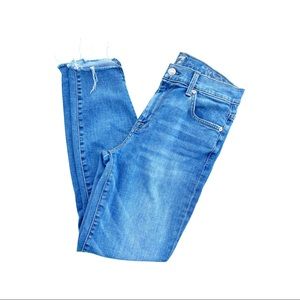 7 For All Mankind High Waist Ankle Skinny Jean